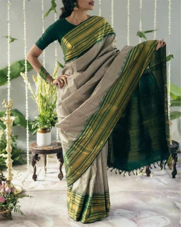 KPR 247 SOFT LICHI SILK SAREE