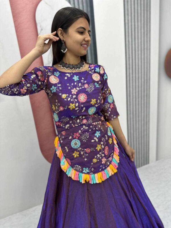 Pc 523 Pure Fendy Heavy Thread And Sequence work Lehenga